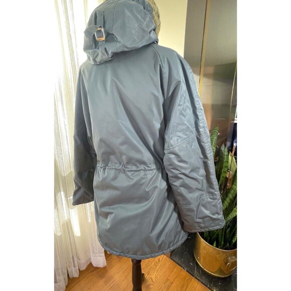 Vintage 1970s Sears Men's parka, grey hooded sportswear winter jacket, XL - Picture 6 of 10